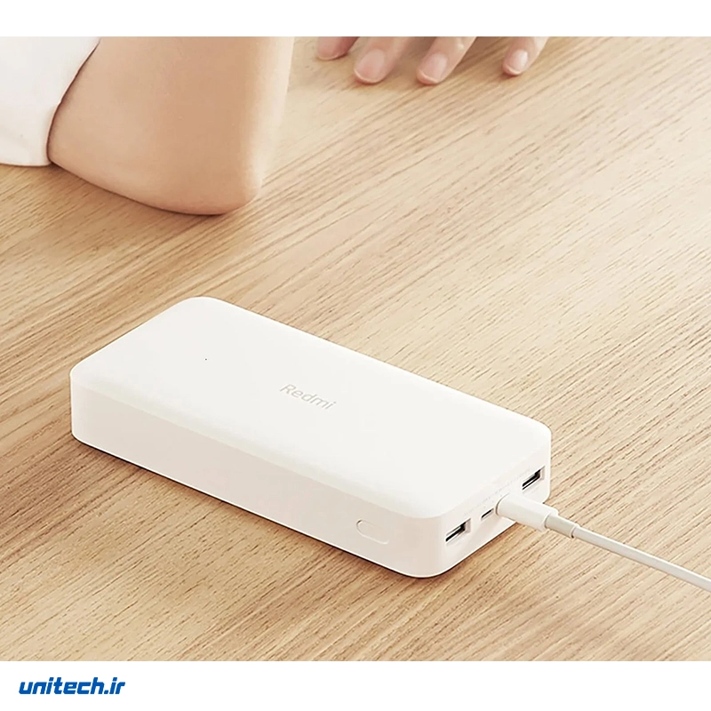 پاوربانک 18 وات شیائومی مدل Redmi ظرفیت 20000 میلی آمپرساعت1